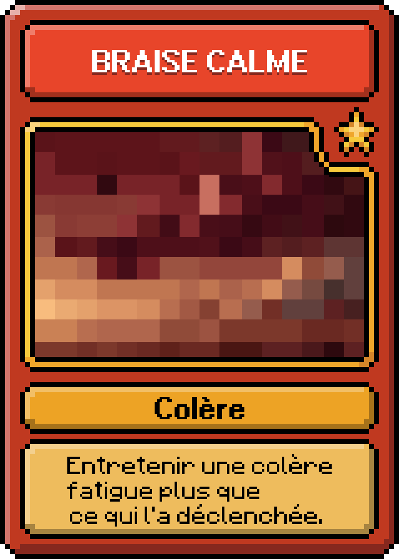 Carte Colère